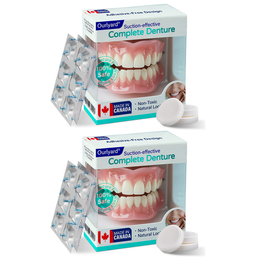 🦷2 Sets🦷+ 12 Denture Cleaning Tablets