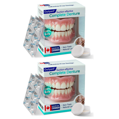 ✅ Made and Shipped from Canada | Ourlyard® Suction-fit Complete Denture