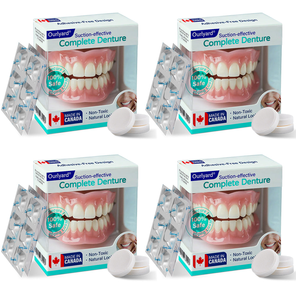 ✅ Made and Shipped from Canada | Ourlyard® Suction-fit Complete Denture