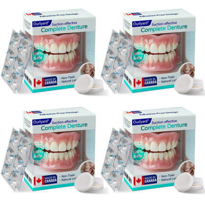 ✅ Made and Shipped from Canada | Ourlyard® Suction-fit Complete Denture
